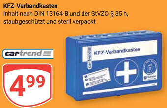 Globus Cartrend KFZ Verbandkasten Angebot