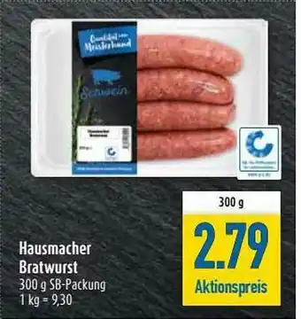 diska Hausmacher Bratwurst Angebot