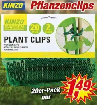 Posten Börse Kinzo Pflanzenclips 20er Pack Angebot