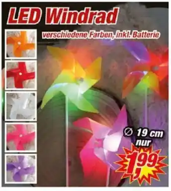 Posten Börse LED Windrad Angebot