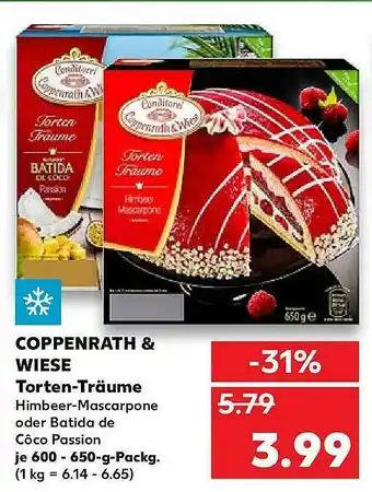 Kaufland Coppenrath & Wiese Torten-träume Angebot