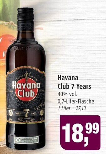 Markant Havana Club 7 Years 0,7 Liter Flasche Angebot