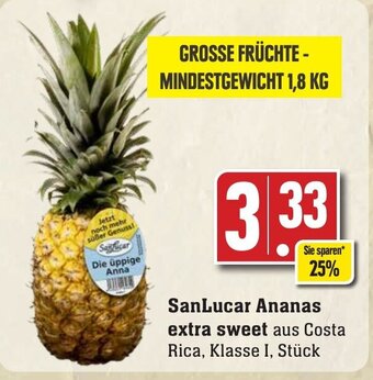 Edeka Neukauf SanLucar Ananas Angebot