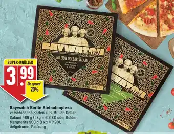 Edeka Neukauf Baywatch Berlin Steinofenpizza 486-500g Angebot