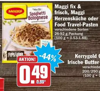 AEZ Maggi fix & frisch, Maggi Herzensküche oder Food Travel-Pasten 26-92g Angebot