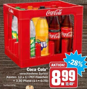 AEZ Coca Cola 12x1L Angebot