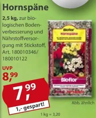 Sonderpreis Baumarkt Hornspäne 2,5 kg Angebot