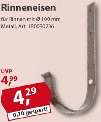 Sonderpreis Baumarkt Rinneneisen Angebot