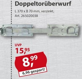 Sonderpreis Baumarkt Doppeltorüberwurf Angebot