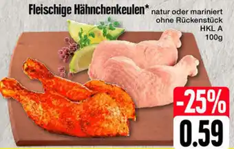 Edeka Fleischige Hähnchenkeulen 100 g Angebot