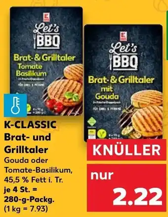 Kaufland K-Classic Brat und Grilltaler 280 g Packg. Angebot