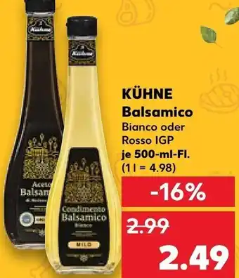 Kaufland KÜHNE Balsamico 500 ml Fl. Angebot