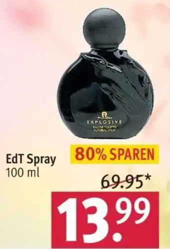 Rossmann Explosive EdT Spray 100 ml Angebot