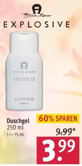 Rossmann ETIENNE AIGNER EXPLOSIVE Duschgel 250 ml Angebot