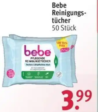 Rossmann Bebe Reinigungs-tücher 50 Stück Angebot