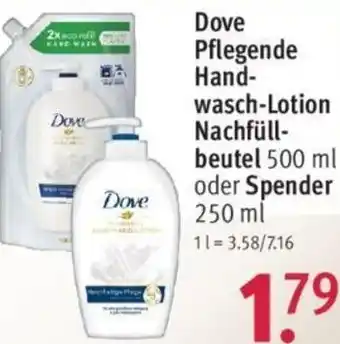 Rossmann Dove Pflegende Hand-wasch-Lotion Nachfüll-be Angebot