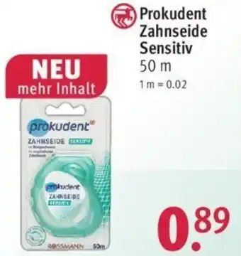 Rossmann Prokudent Zahnseide Sensitiv 50 m Angebot