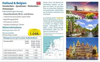 Edeka Neukauf Holland & Belgien Amsterdam-Ijsslmeer-Rotterdam-Antwerpen7 Nachte Angebot