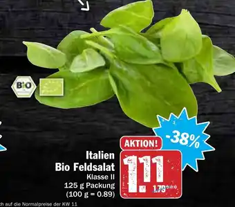 AEZ Italien Bio Feldsalat 125g Angebot