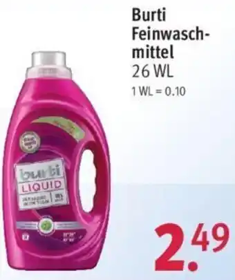 Rossmann Burti Feinwasch-waschmittel 26 WL Angebot