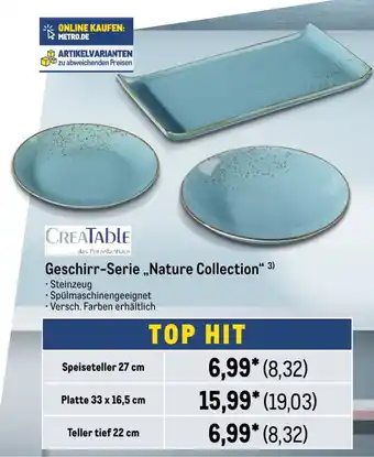 METRO CREATABLE Geschirr-Serie ,,Nature Collection" Angebot