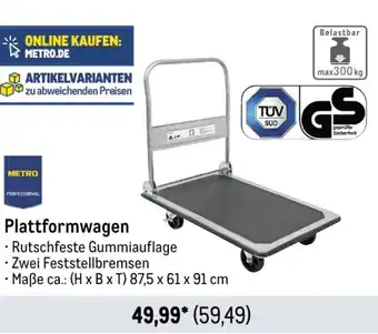 METRO METRO PROFESSIONAL Plattformwagen Angebot