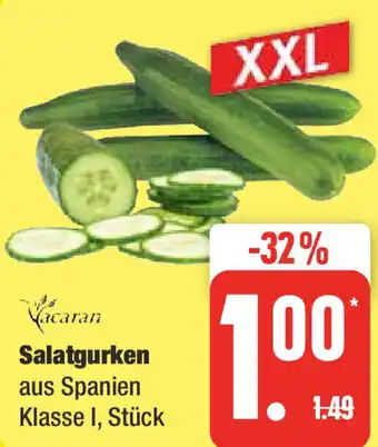 Edeka Vacaran Salatgurken Angebot