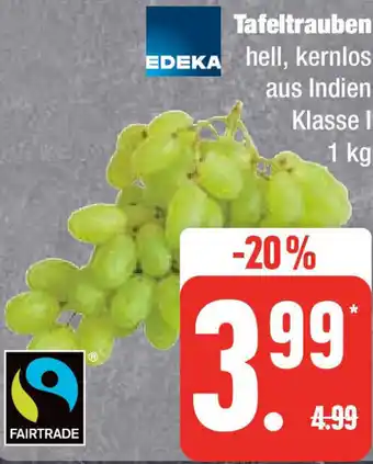 Edeka Edeka Tafeltrauben 1 kg Angebot