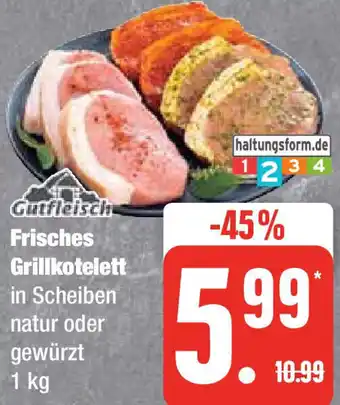 Edeka Gutfleisch Frisches Grillkotelett 1 kg Angebot