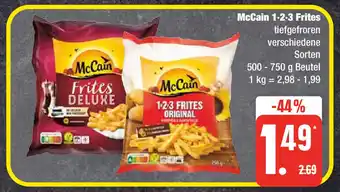 Edeka McCain 1-2-3 Frites 500-750 g Angebot