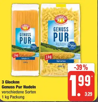 Edeka 3 Glocken Genuss Pur Nudeln 1 kg Angebot