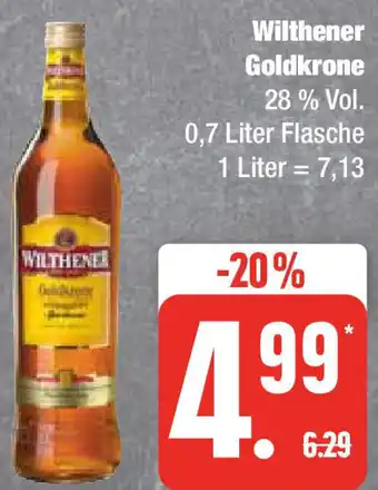 Edeka Wilthener Goldkrone 0,7 Liter Flasche Angebot