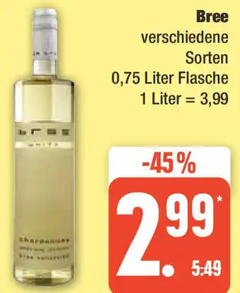 Edeka Bree 0,75 Liter Flasche Angebot