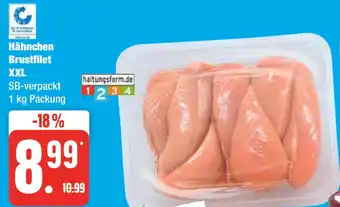 Edeka Hähnchen Brustfilet XXL 1 kg Packung Angebot