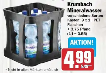 AEZ Krumbach Mineralwasser 9x1 L Angebot