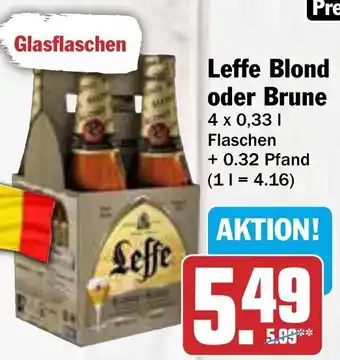 AEZ Leffe Blond oder Brune 4 x 0,33 L Angebot