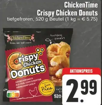 Edeka Wegner ChickenTime Crispy Chicken Donuts 520 g Angebot