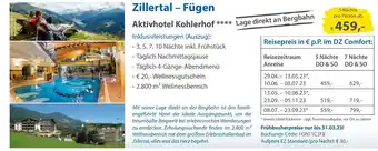 Edeka Neukauf Zillertal - Fugen 5 Nachte Angebot