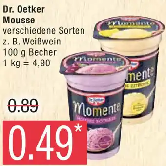 Marktkauf Dr. Oetker Mousse 100 g Becher Angebot