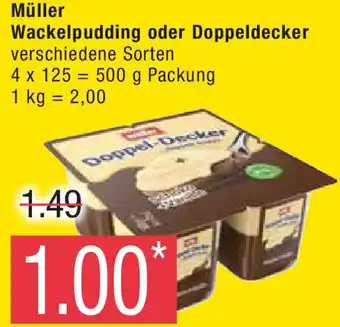 Marktkauf Müller Wackelpudding oder Doppeldecker 500 g Angebot