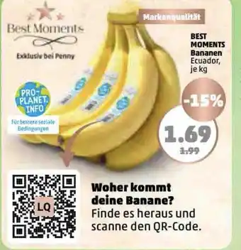 PENNY Best Moments Bananen 1kg Angebot