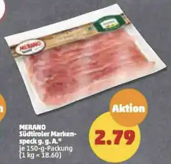 PENNY MERANO Südtiroler Marken-speck g.g.A. 150g Angebot