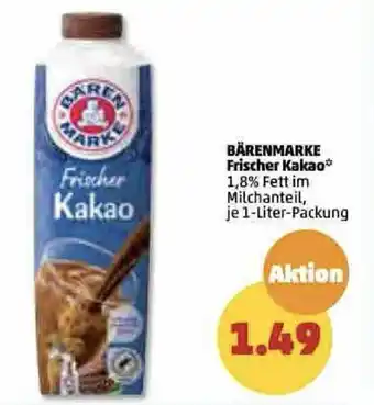 PENNY BÄRENMARKE Frischer Kakao 1L Angebot