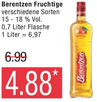 Marktkauf Berentzen Fruchtige 0,7 Liter Flasche Angebot