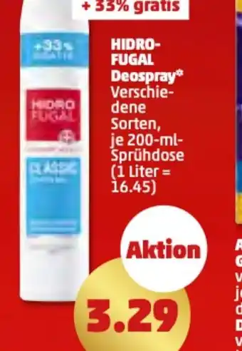 PENNY HIDROFUGAL Deospray 200ml Angebot