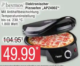 Marktkauf BESTRON Elektronischer Pizzaofen APZ400Z Angebot