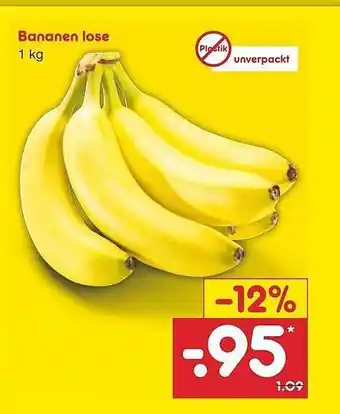 Netto Marken-Discount Bananen lose Angebot