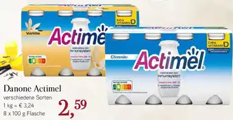 Dornseifer Danone Actimel 8 x 100 g Flasche Angebot