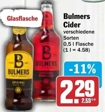 AEZ Bulmers Cider 0,5 L Flasche Angebot