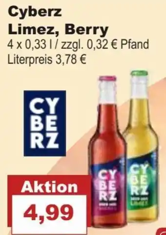 Bilgro Cyberz Limez, Berry 4 x 0,33 L Angebot